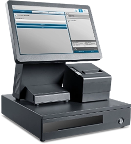 Software de faturação iGEST POS num terminal físico